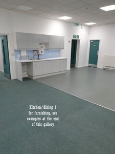 Kitchen and dining area